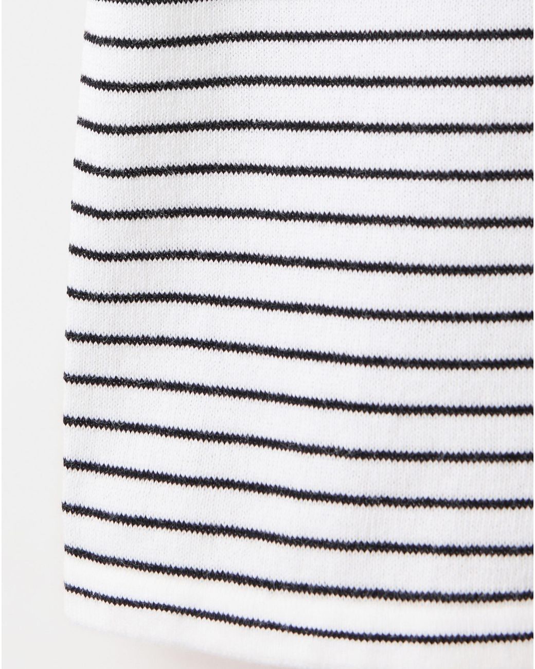 Mango White Short-Sleeved Fine-Knit Sweater