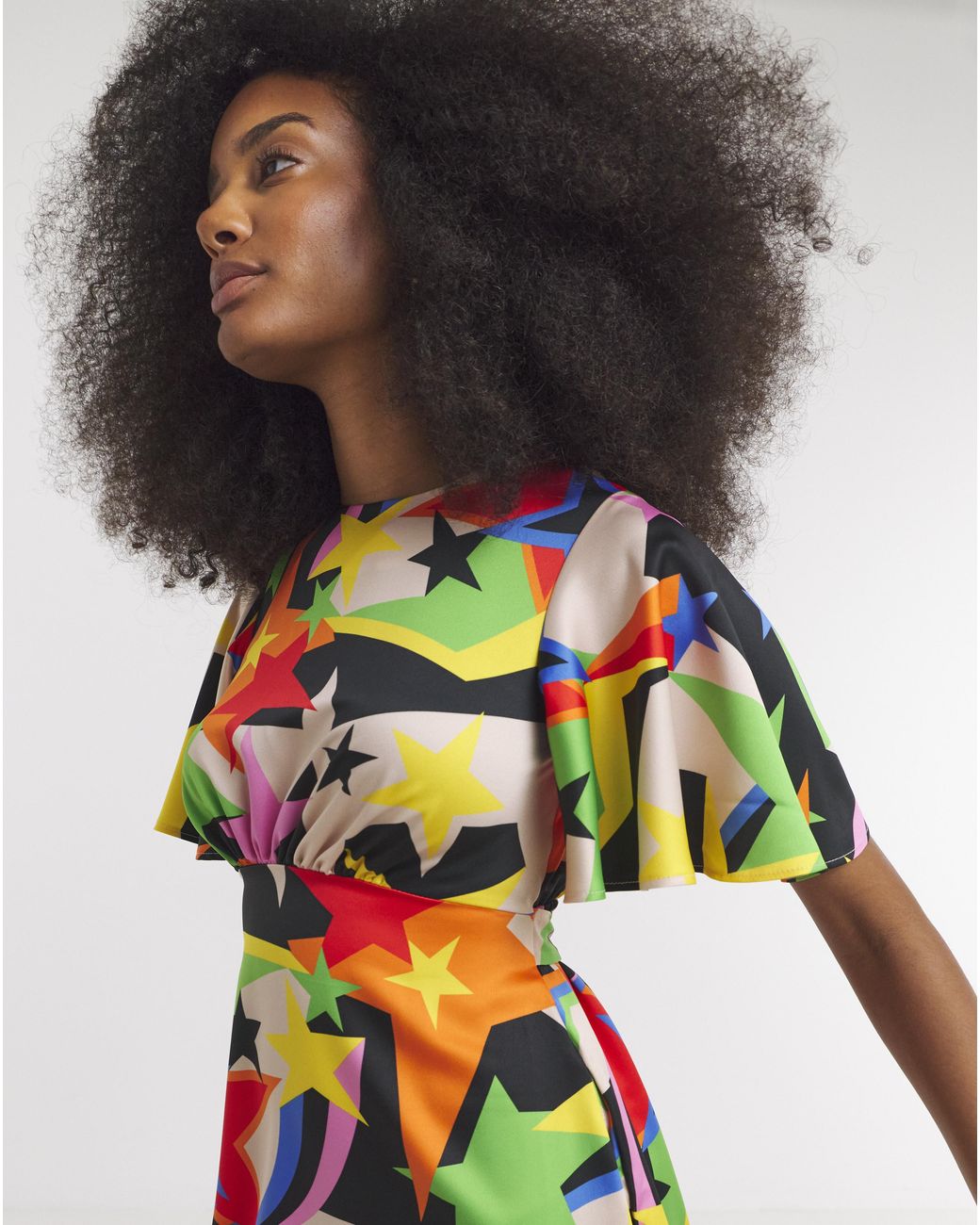 Twisted Wunder Multicolor Ziggy Star Mini Dress