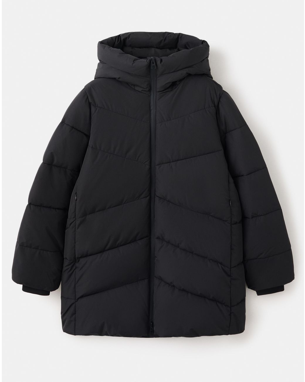 Mango Blue Puffer Coat Tokyo