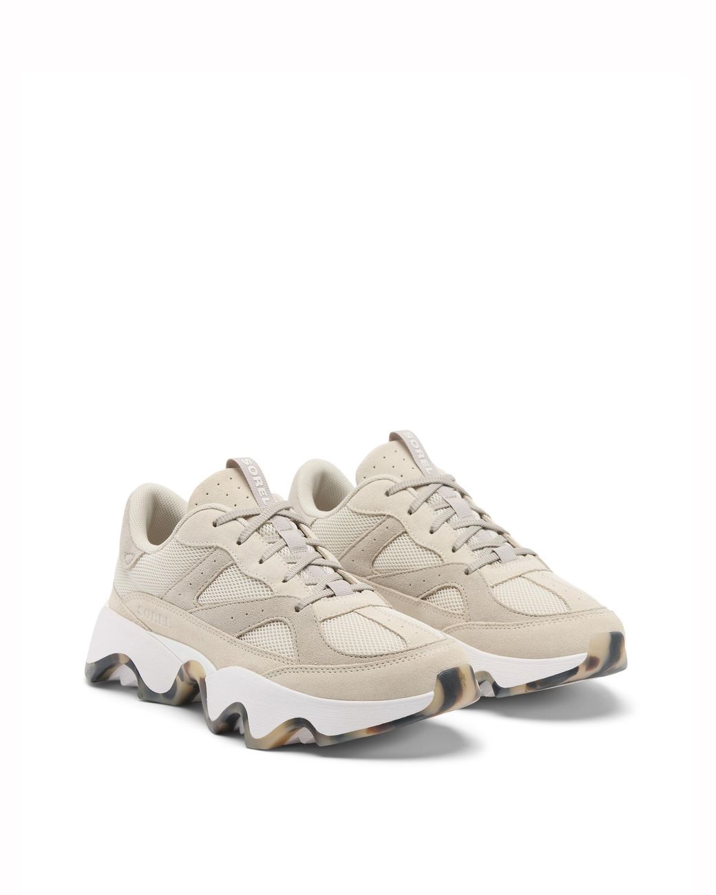 Sorel White Kinetic Array Trainers