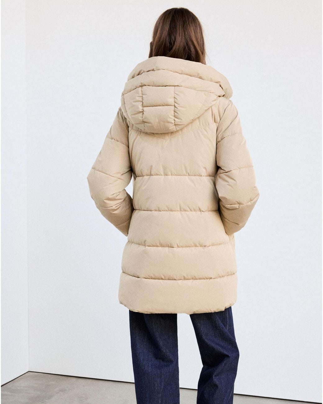 Mango Natural Puffer Coat Tokyo