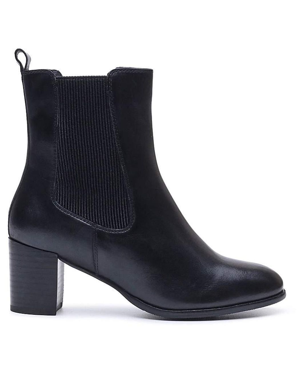 Hush Puppies Blue Camellia Heeled Boot