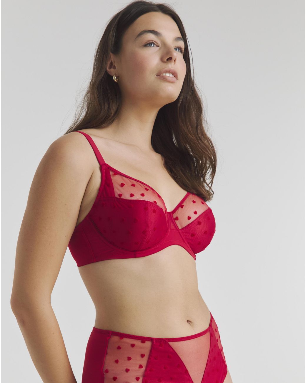Pretty Secrets Red 2 Pack Hannah Heart Briefs