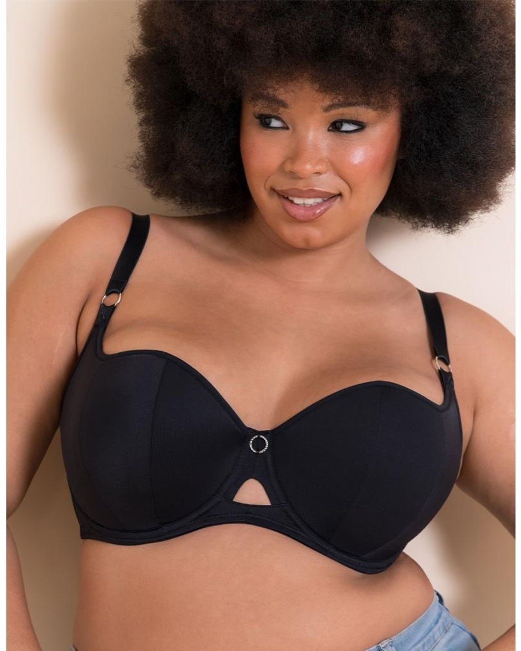 Curvy Kate Black Boost Me Up Balcony Bra