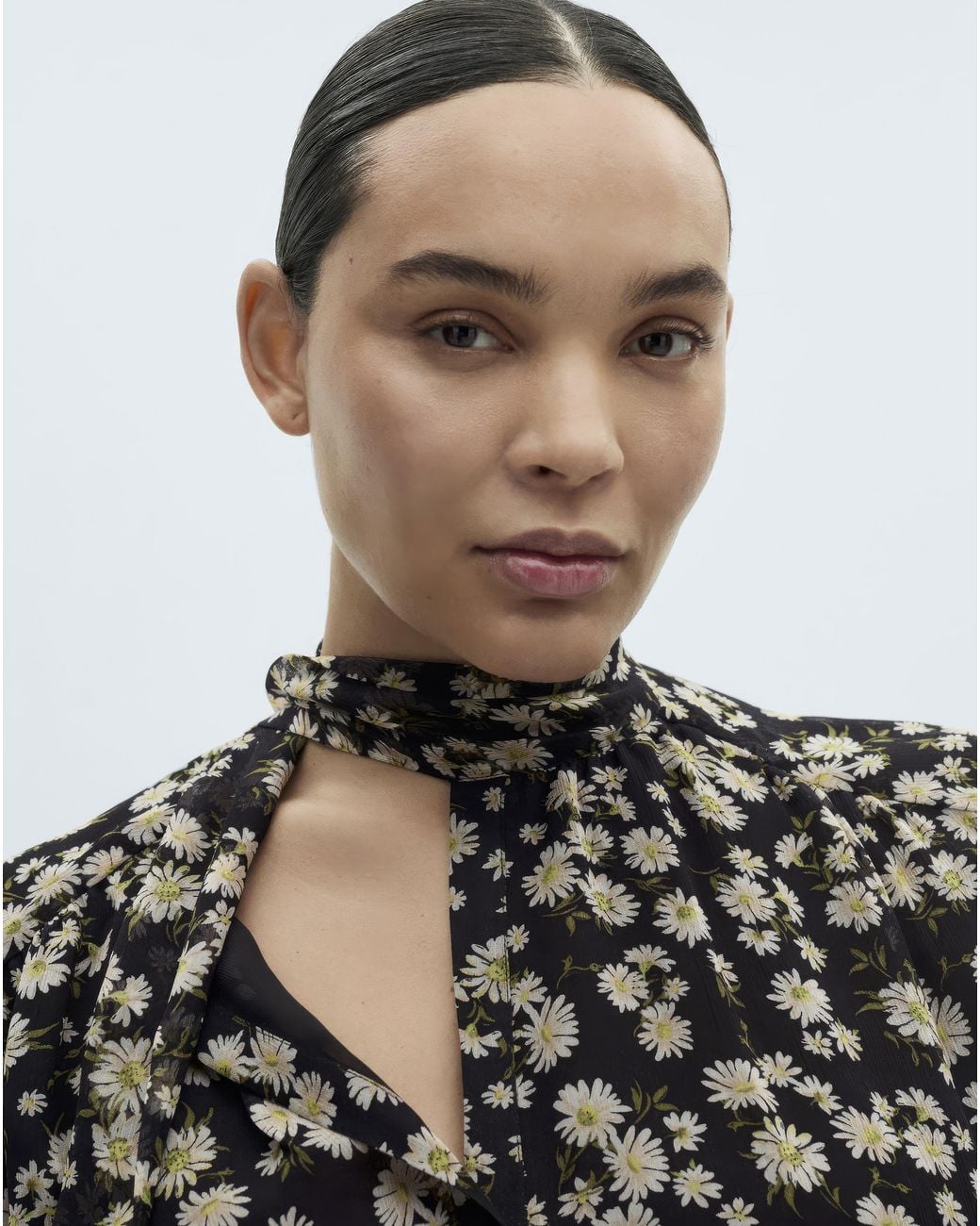 Mango Black Blouse Belle