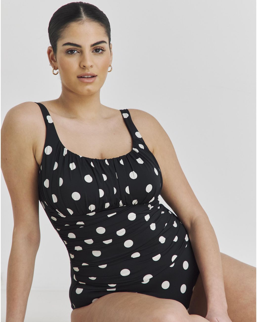 MAGISCULPT Black Full Contour Shaping Swimsuit