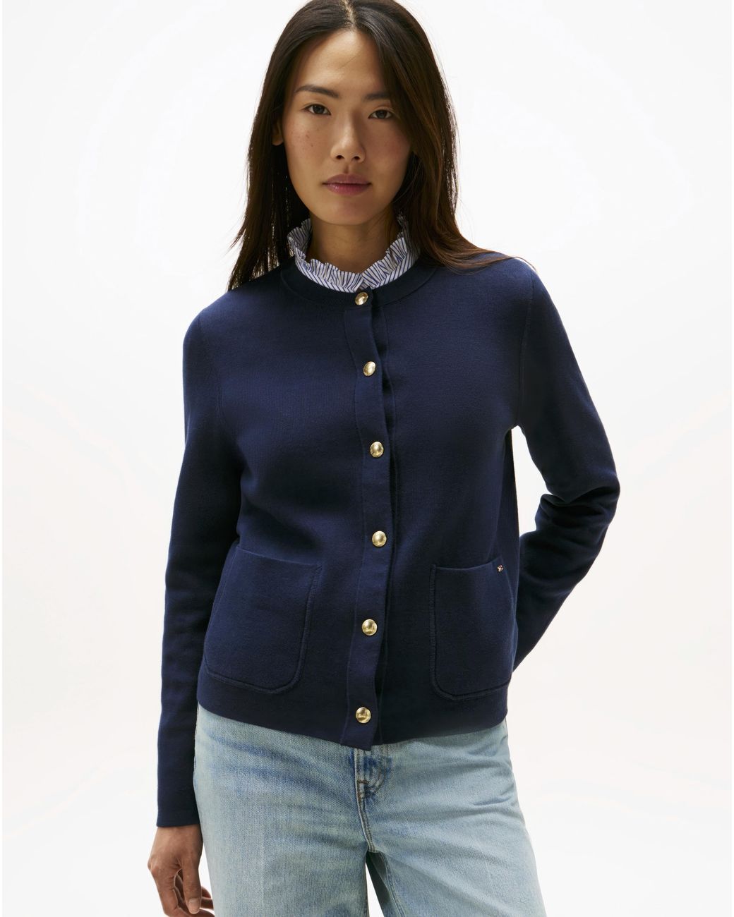 Tommy Hilfiger Blue Long Sleeve Cardigan