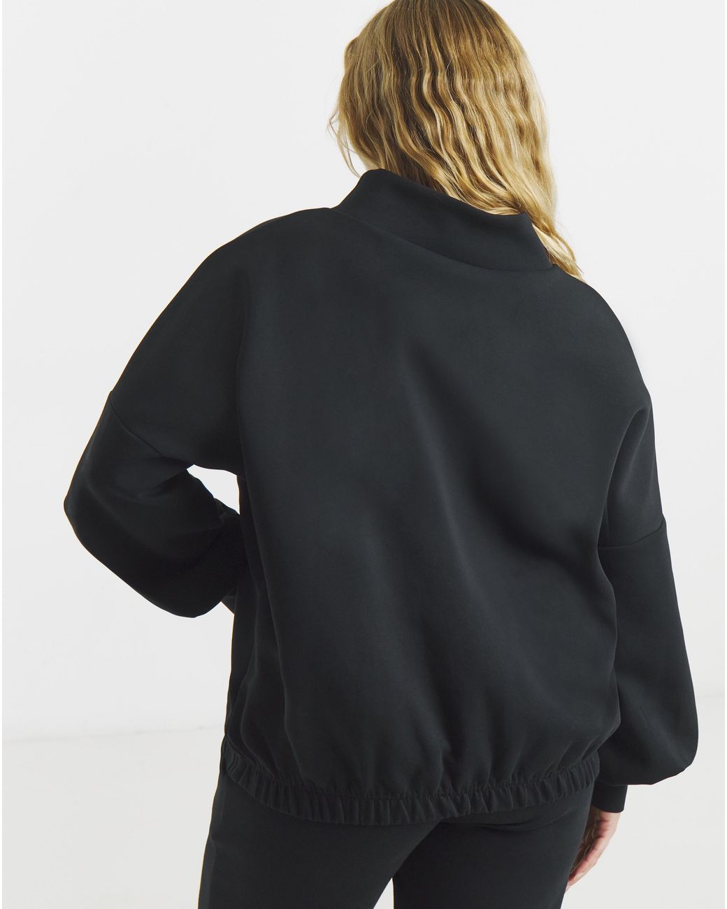 Sculpt Activewear Blue High Neck Jumper