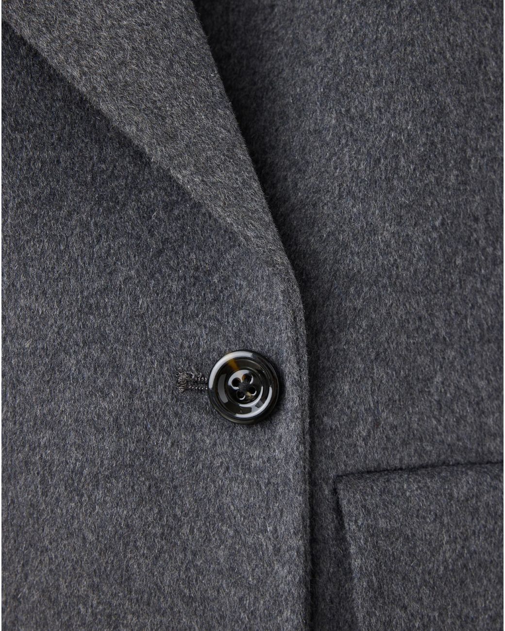 Mango White Handmade Wool Coat