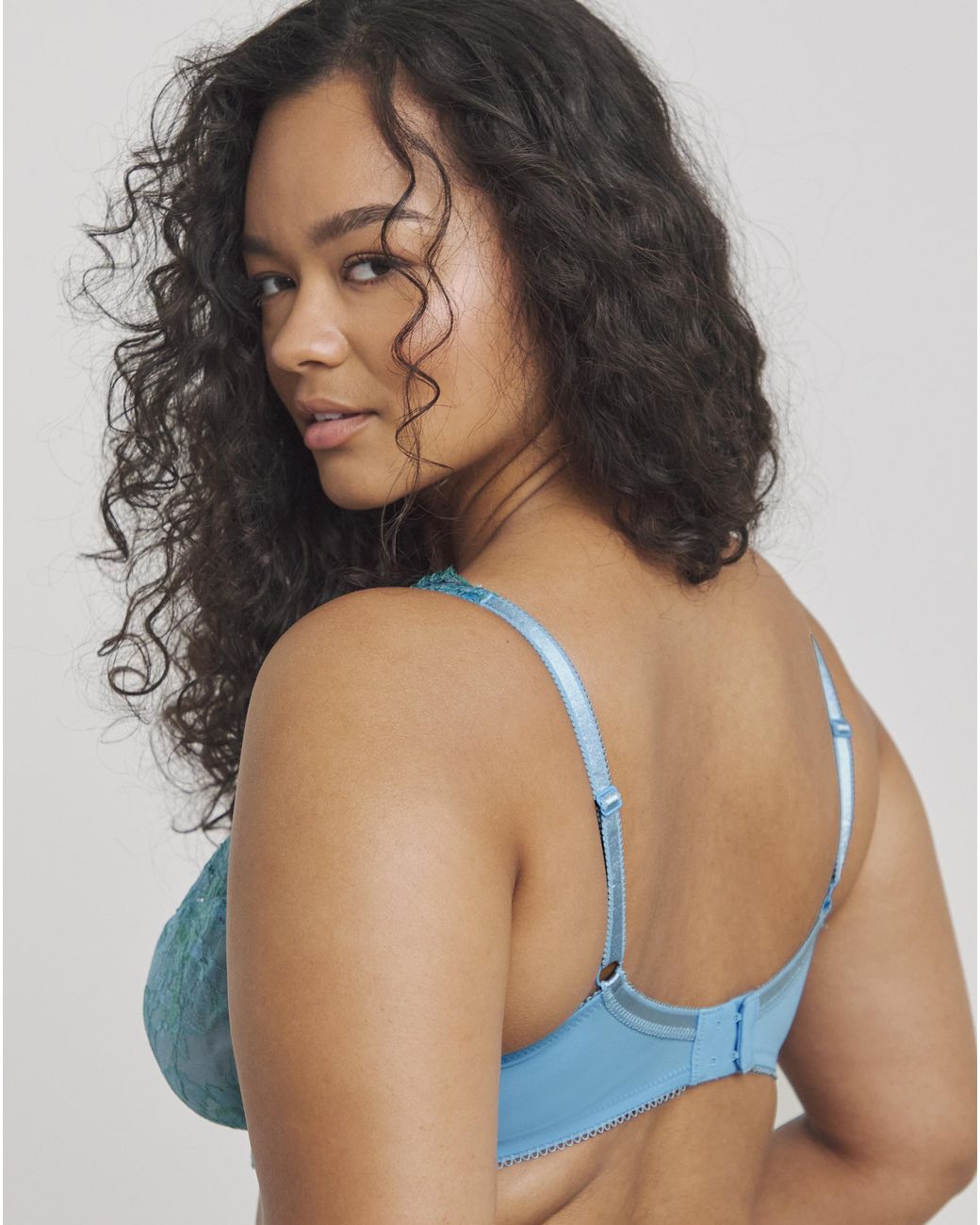 Pretty Secrets Blue 2 Pack Ella Lace Full Cup Wired Bras