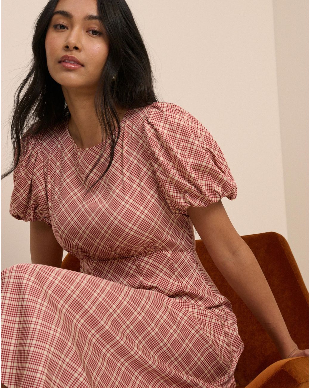 Nobody's Child Natural Nobodys Child Quinn Midi Dress
