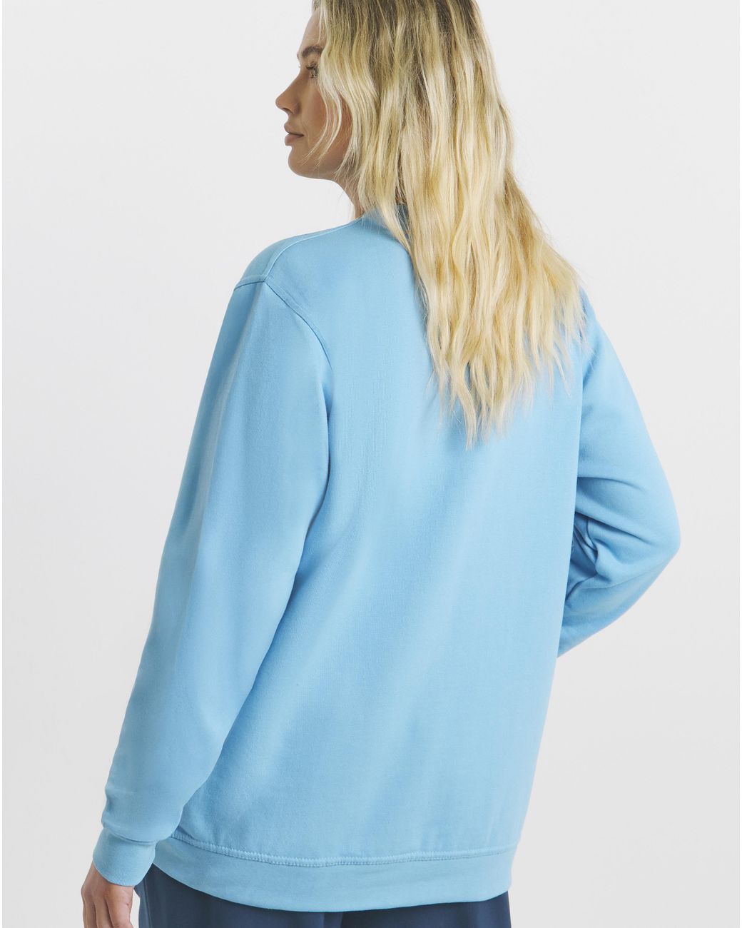 Simply Be Blue Arancia Boucle Sweatshirt