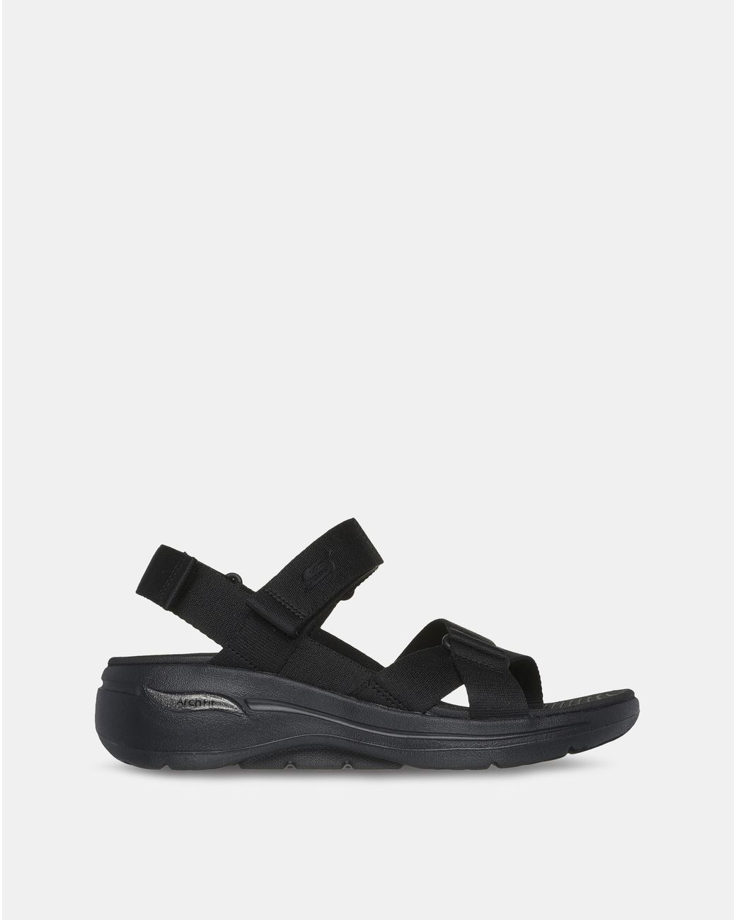 Skechers White Go Walk Arch Fit Sandals