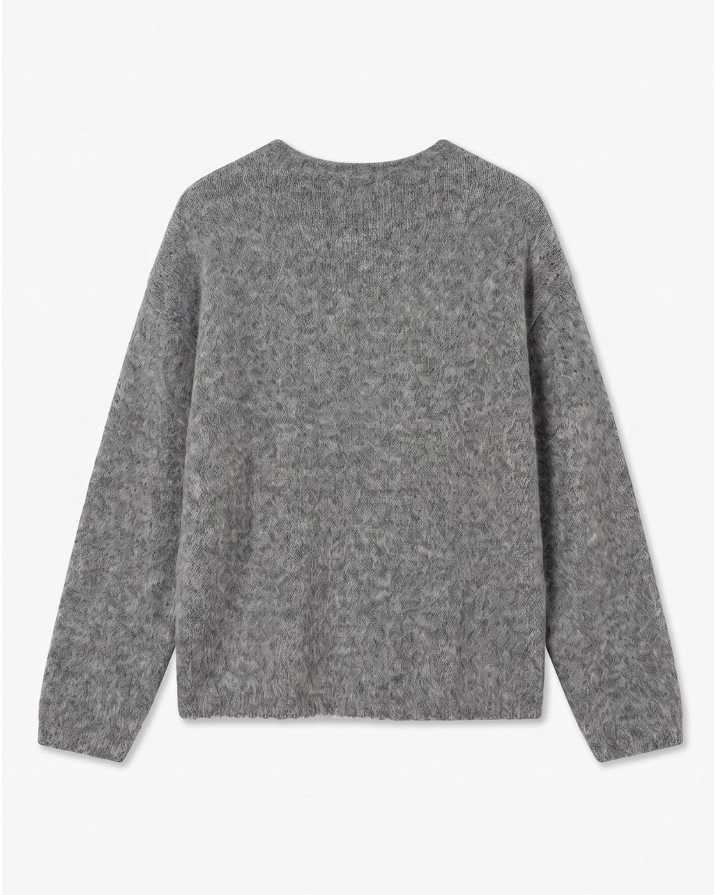 Vero Moda Gray Berry Lace V-Neck Jumper