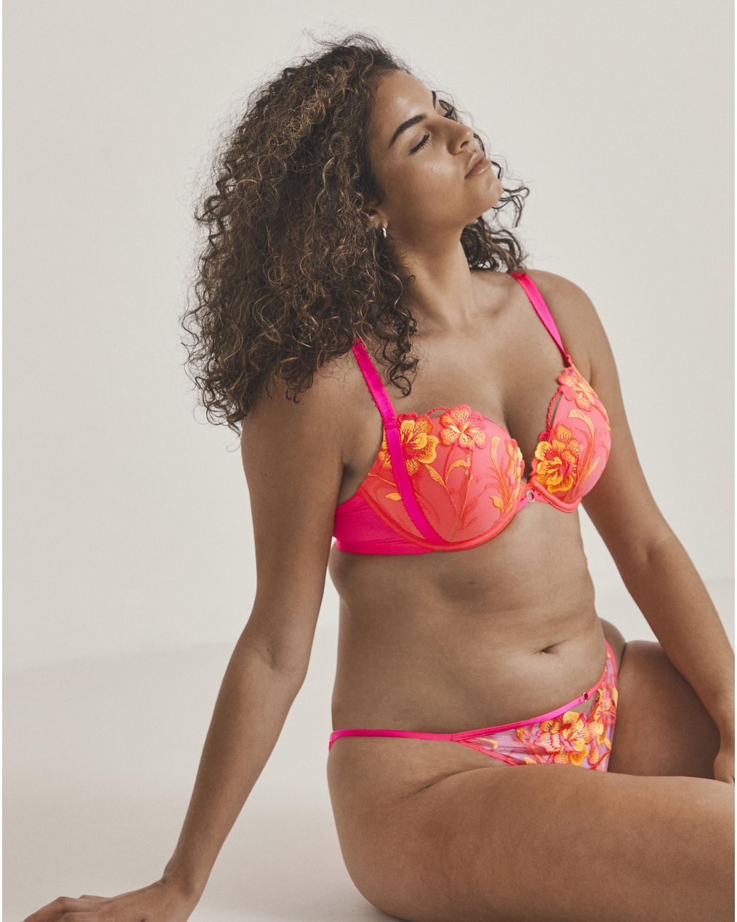 Ann Summers Red Tropical Oasis Padded Plunge