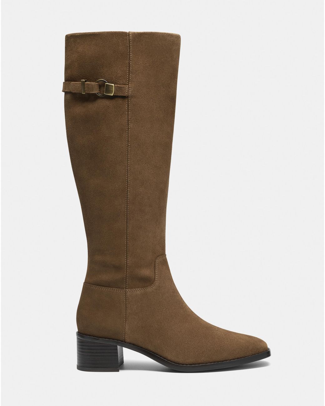 Clarks Brown Wrenn Knee High Boot Standard