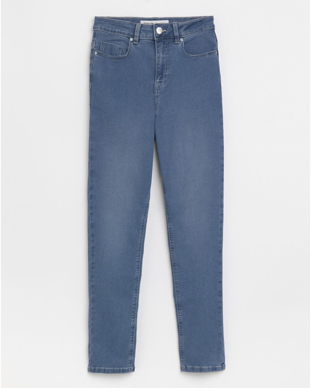 Simply Be Blue Slim Highwaist Super Stretch