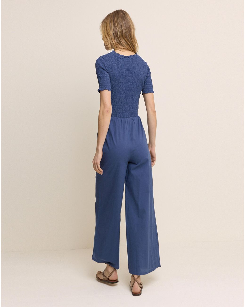 Nobody's Child Blue Petite Zita Jumpsuit