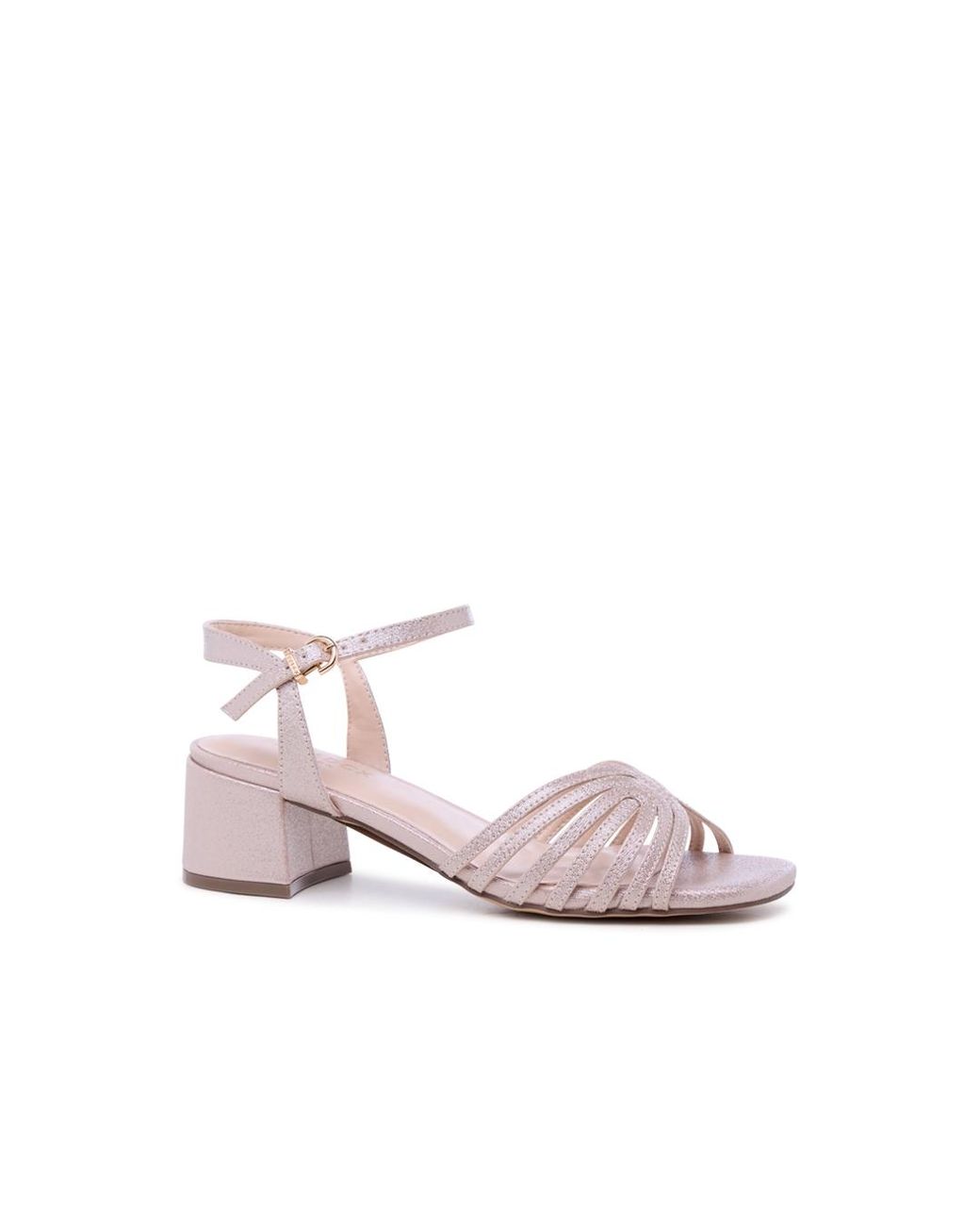 Paradox London Pink Minerva Block Heel Sandal