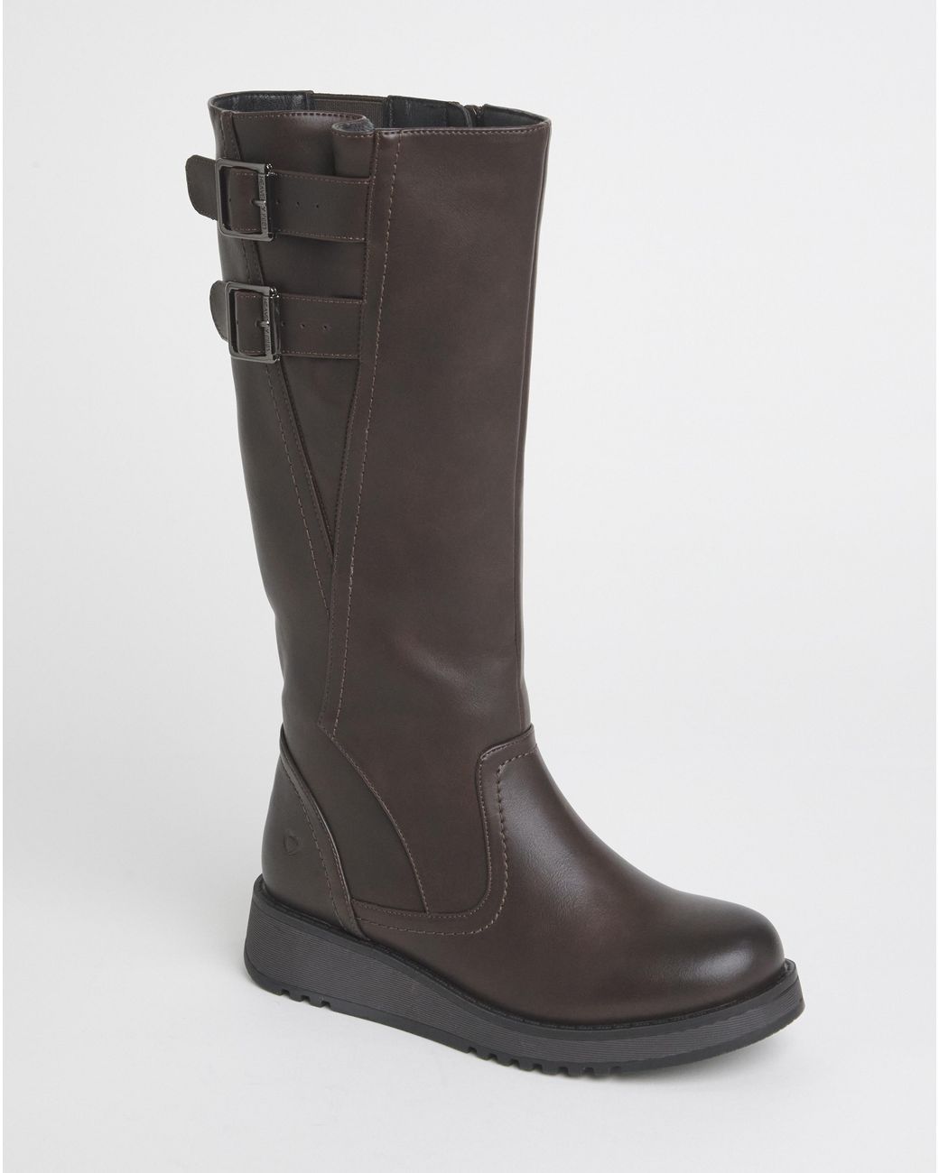Heavenly Feet Blue Bernice Boots Cc Wide Fit