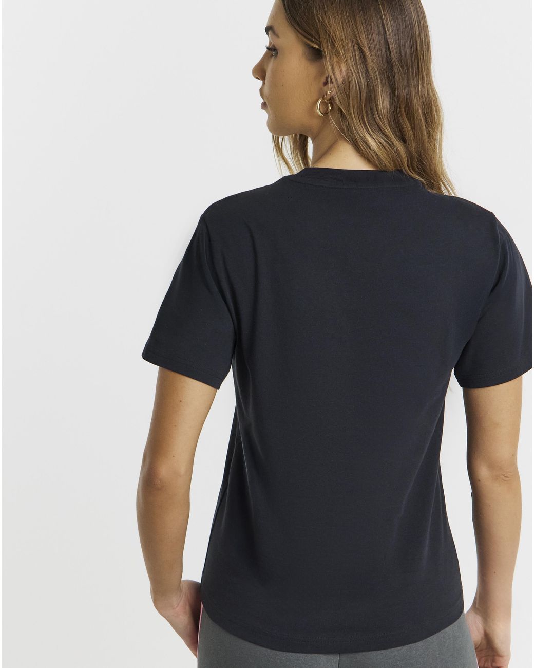Adidas Black Gingham T-Shirt