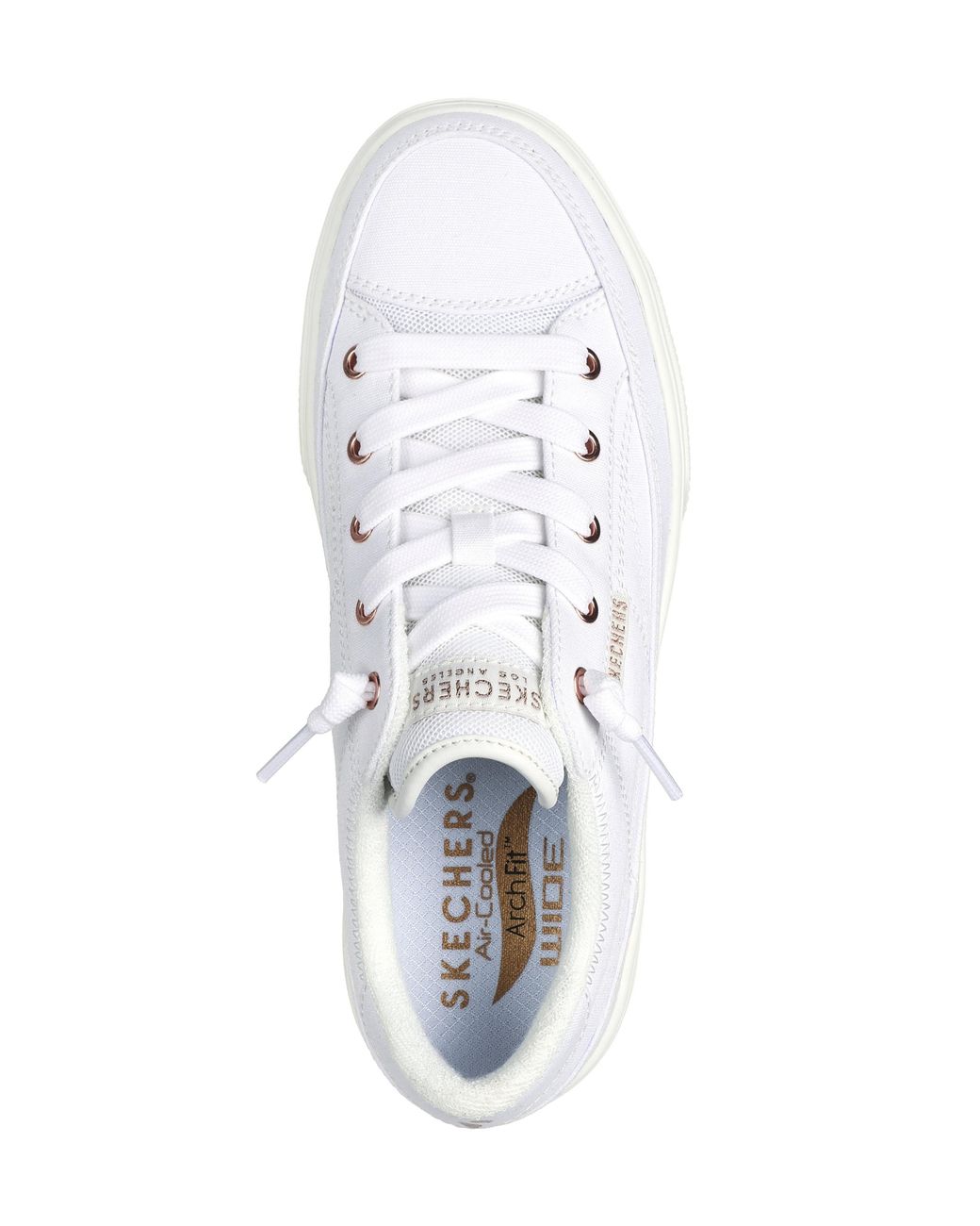 Skechers White Arcade E Fit