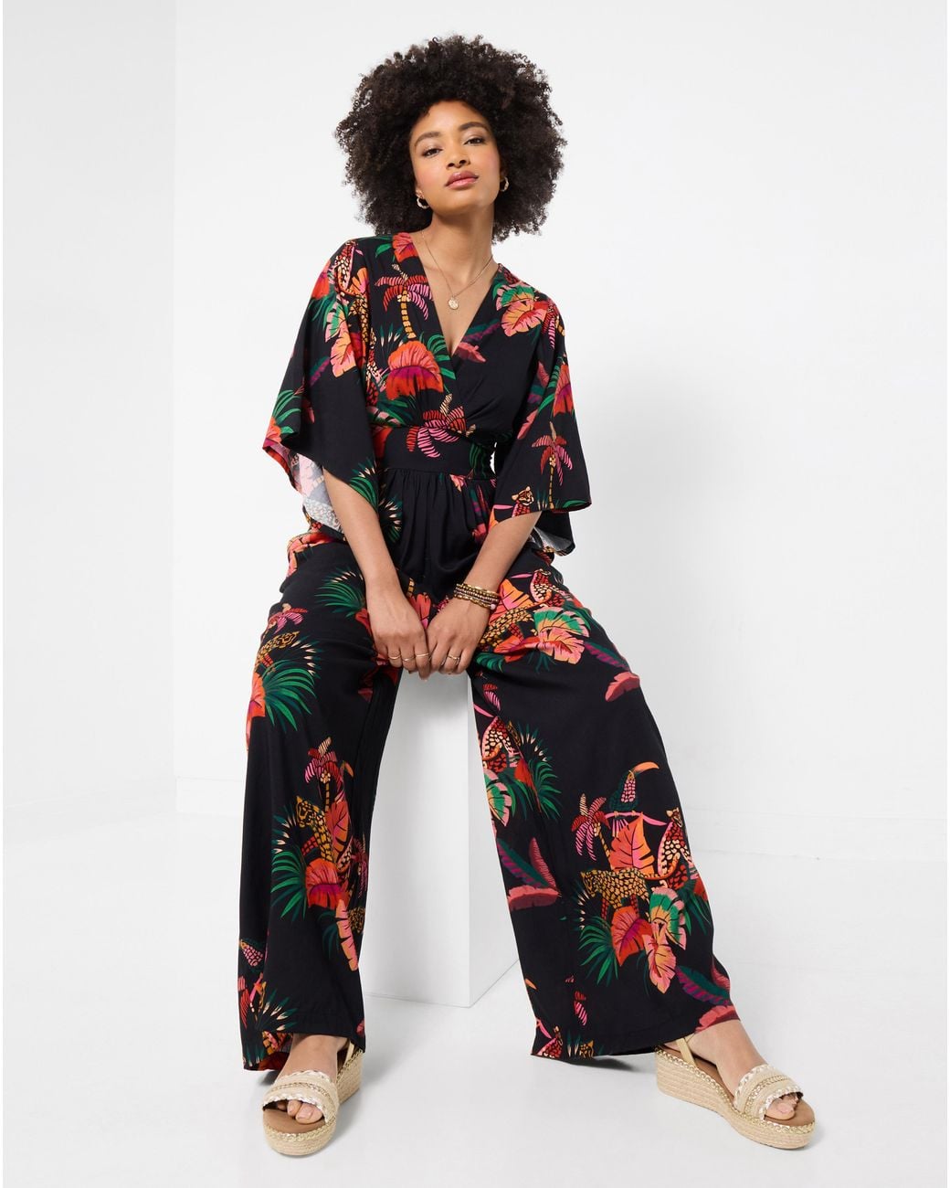 Joe Browns Black Tropical Paradise Jumpsuit