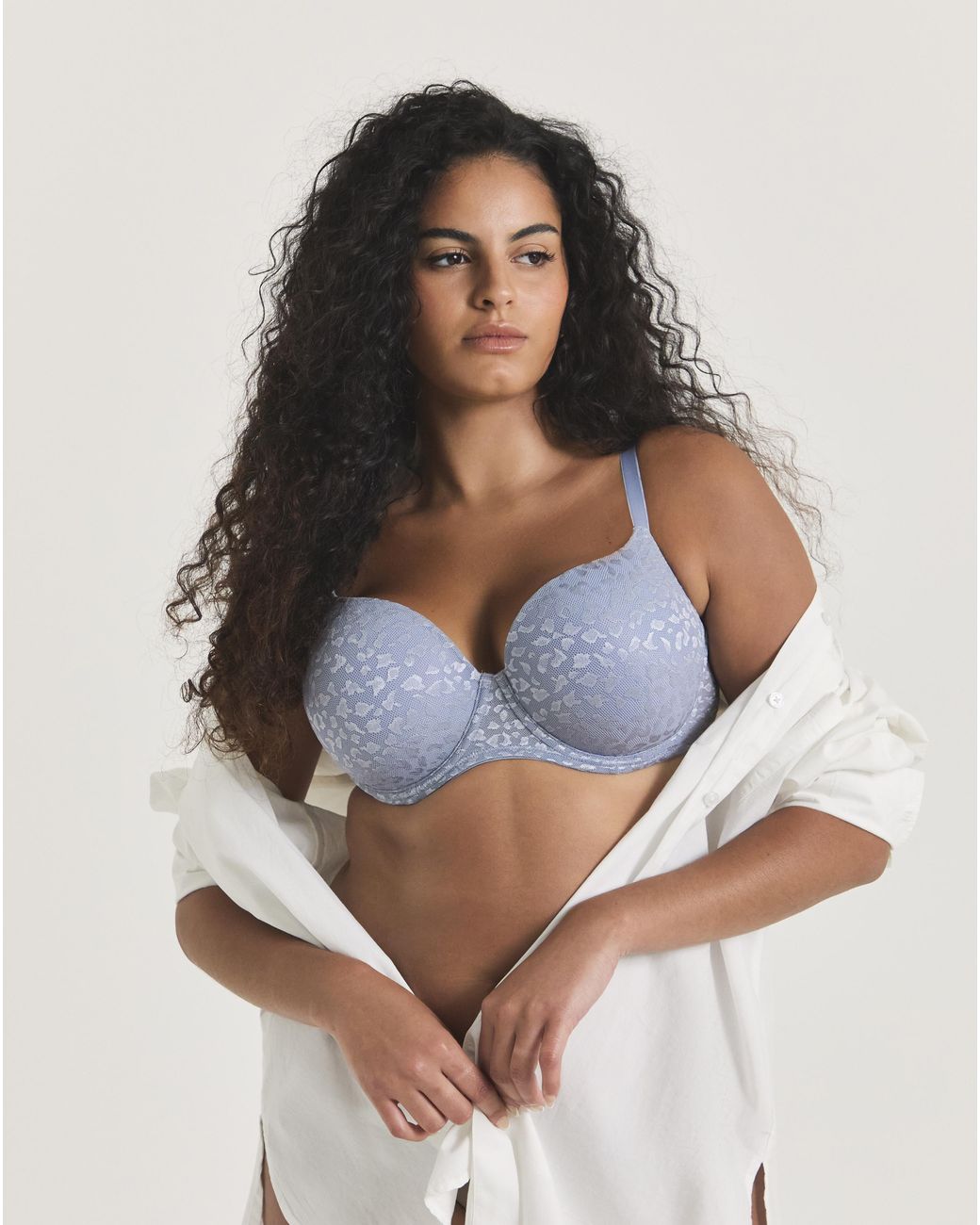 Pretty Secrets Blue 3 Pack Animal Lace T-Shirt Bras
