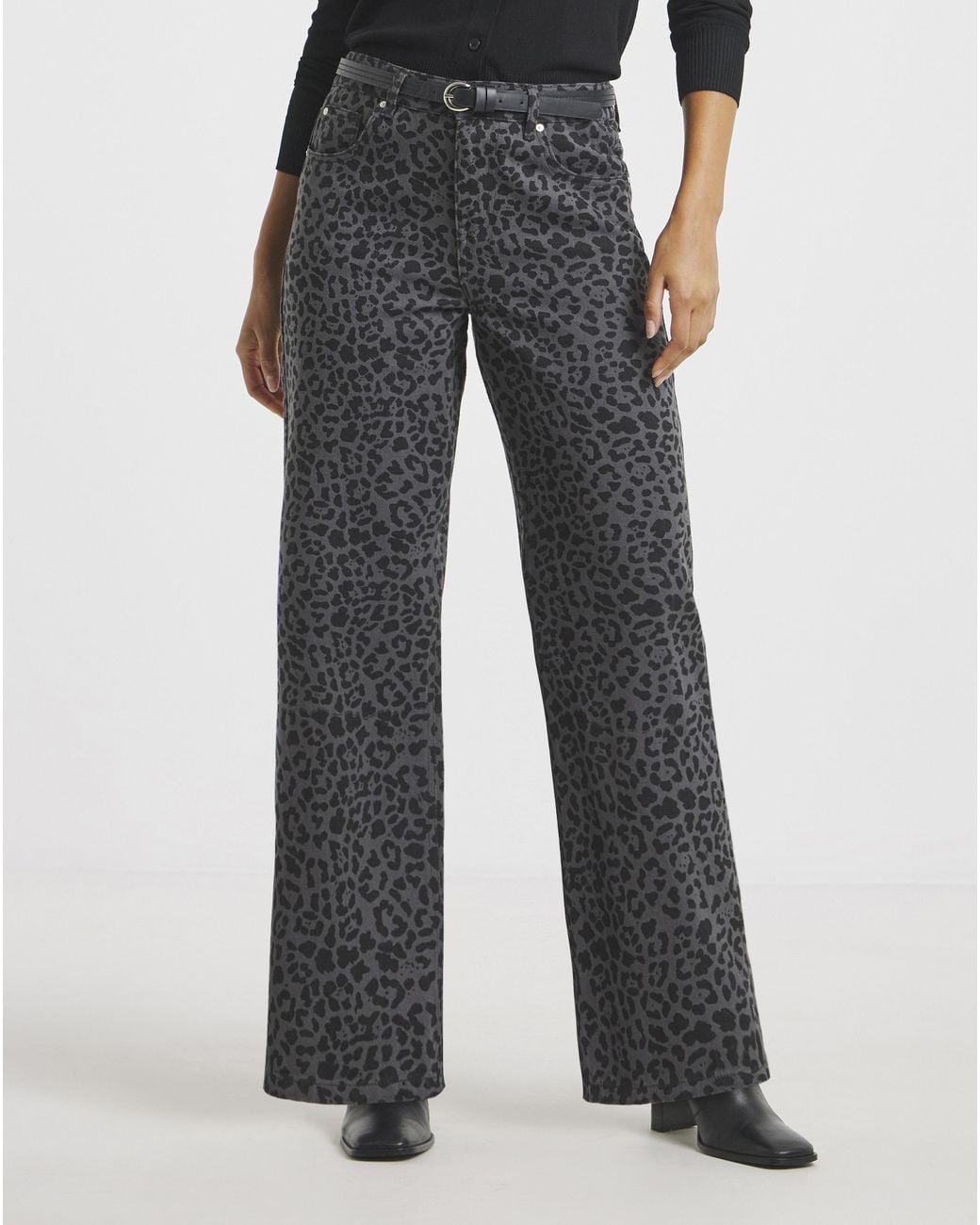 Simply Be Blue Sbe Wide Leg Jeans