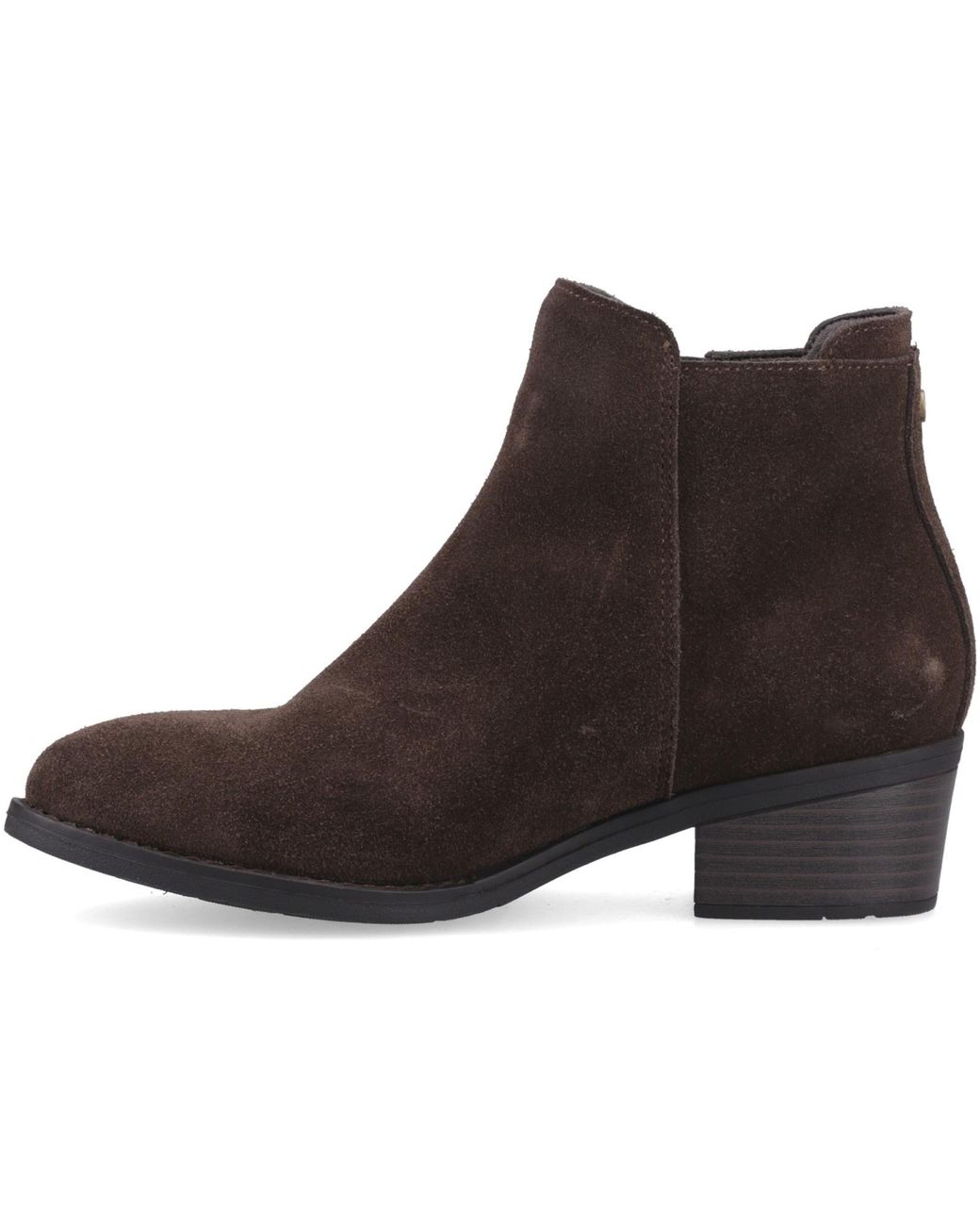 Hush Puppies Brown Ingrid Zip Boot