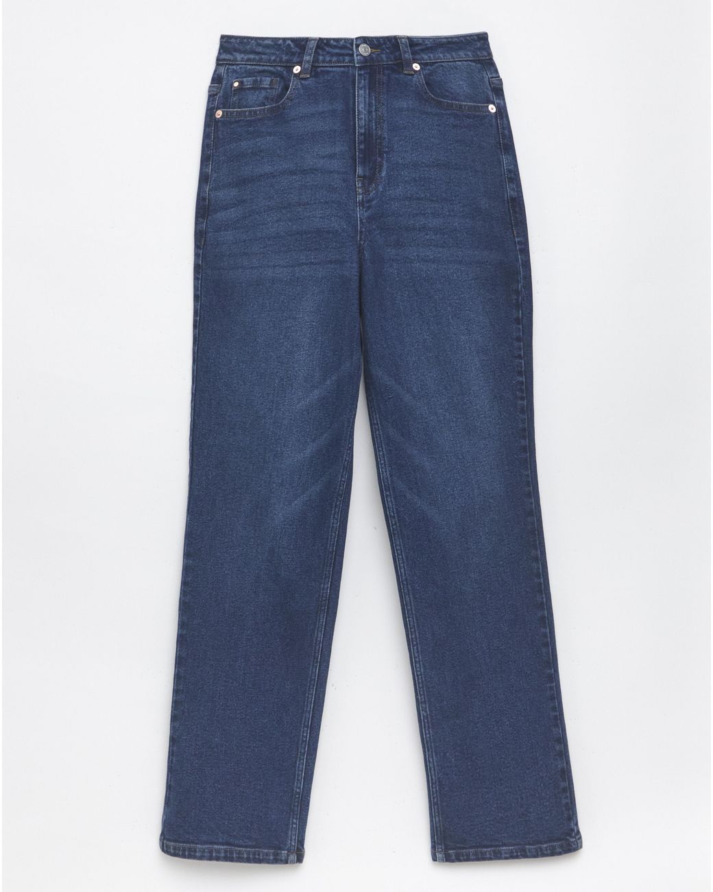 Simply Be Blue Sbe 99 1 Relaxed Straight Jeans