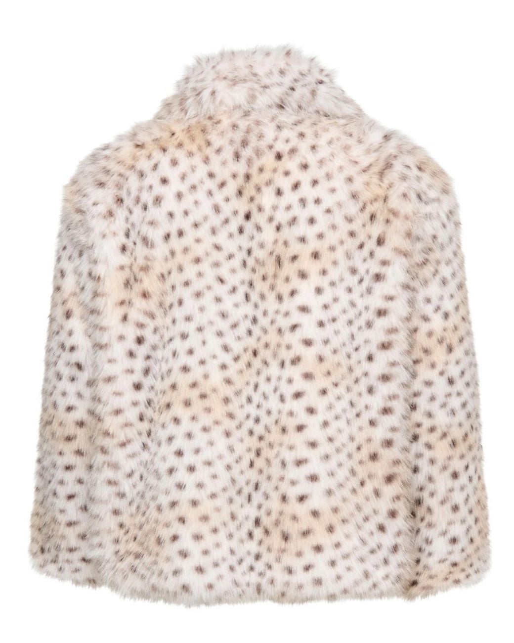 ONLY Natural Animal Print Faux Fur Jacket