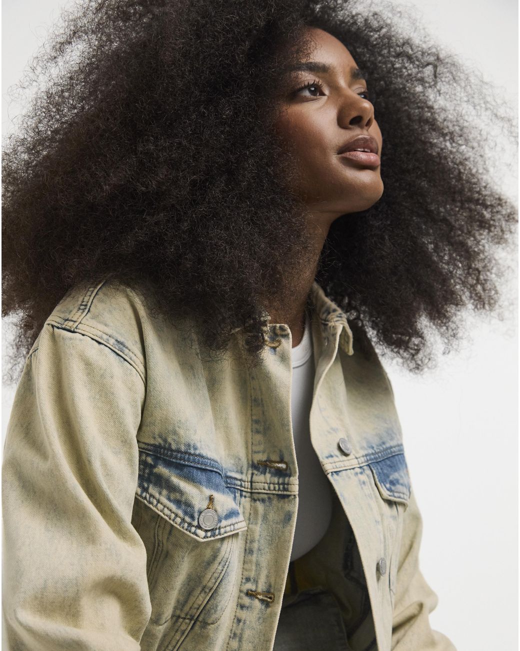 Simply Be Brown Boyfriend Denim Jacket