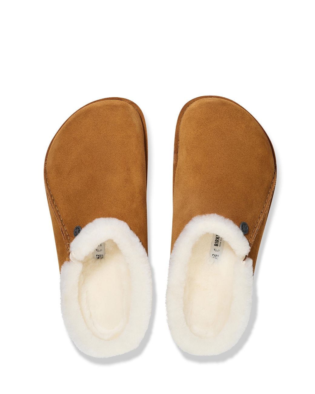 Birkenstock Brown Zermatt Suede Leather Mule