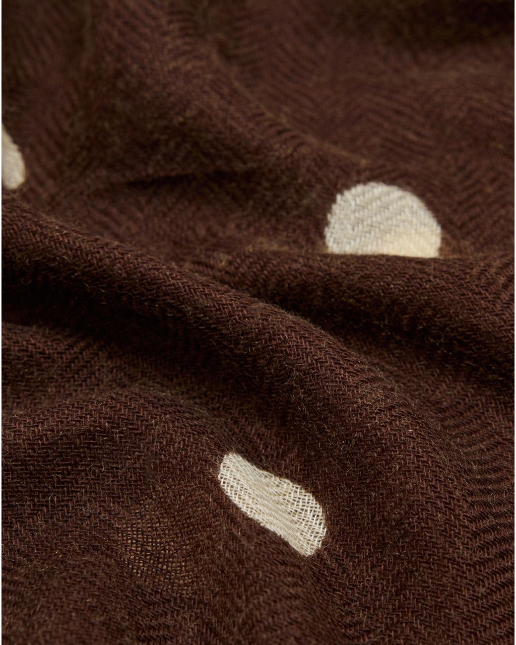 Mango Brown Polka Dot Neckerchief