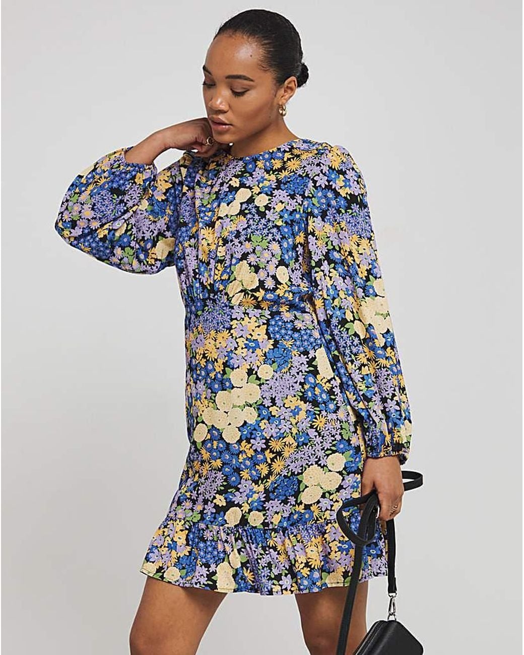 Nobody's Child Blue Serena Mini Dress
