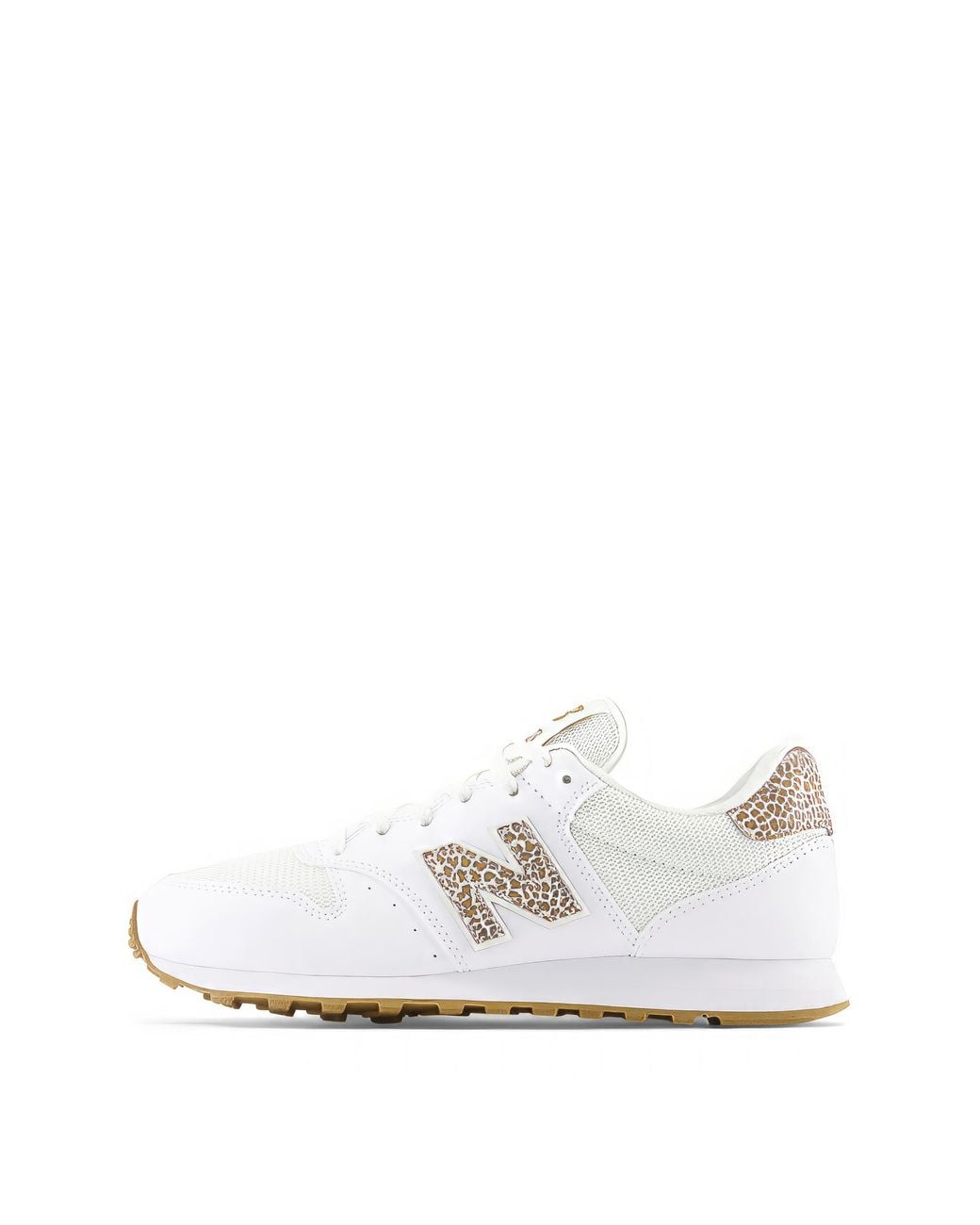 New Balance White 500 Trainers