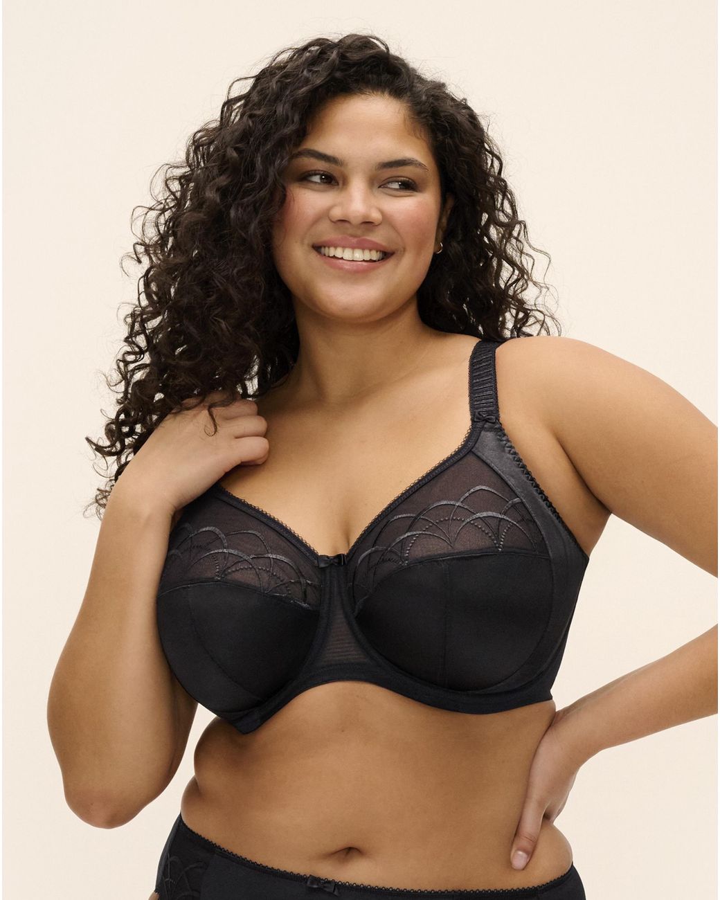 Elomi Black Cate Full Cup Wired Bra