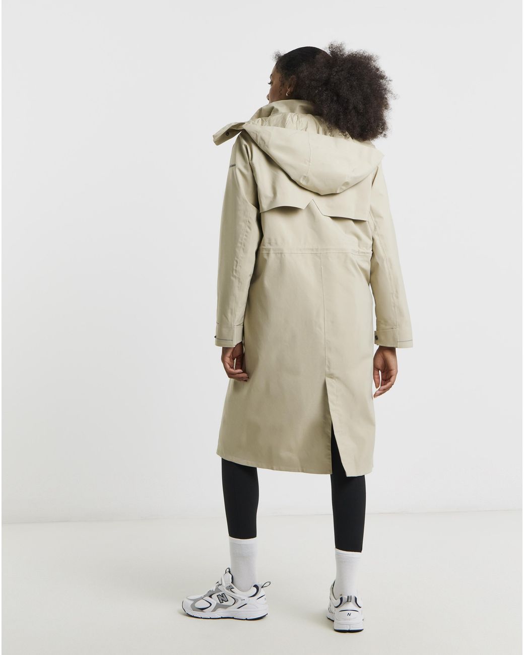 Columbia White Columbia Amazetrench Rain Jacket