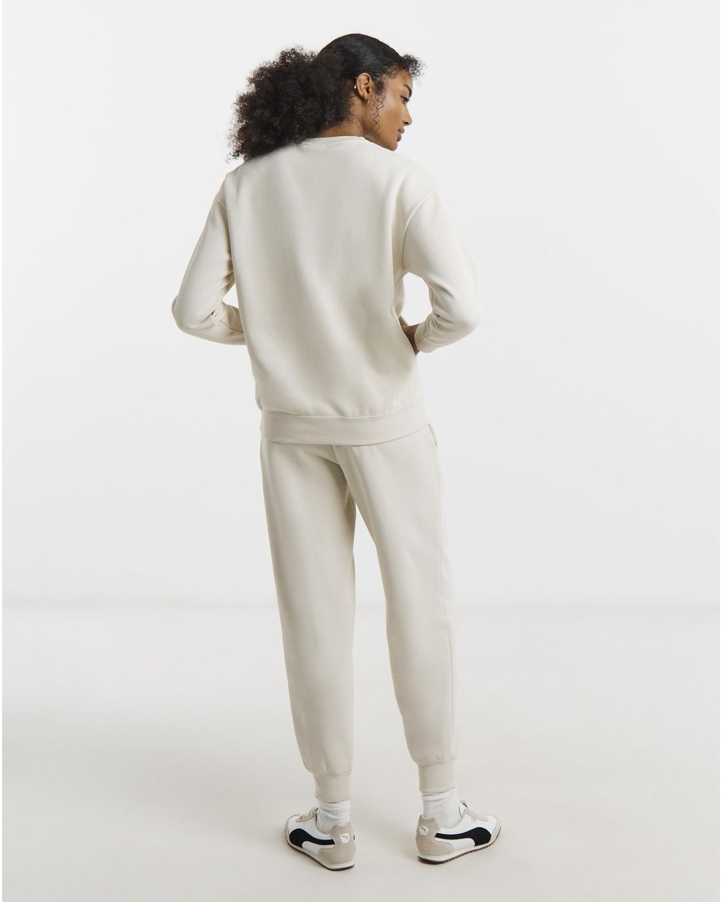 PUMA White Sweat Tracksuit