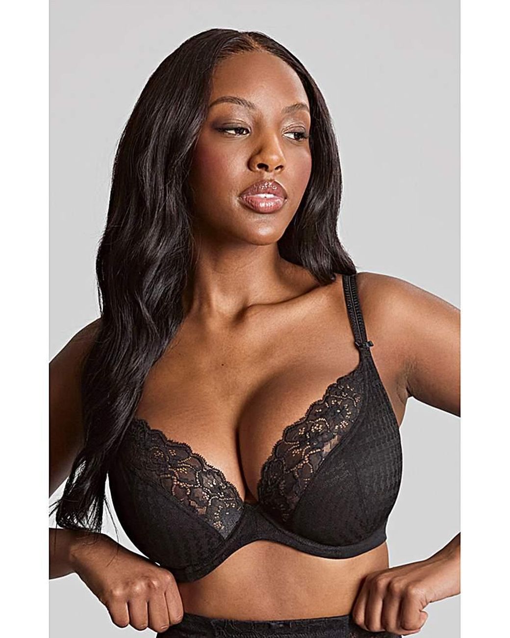 Panache Black Envy Plunge Bra