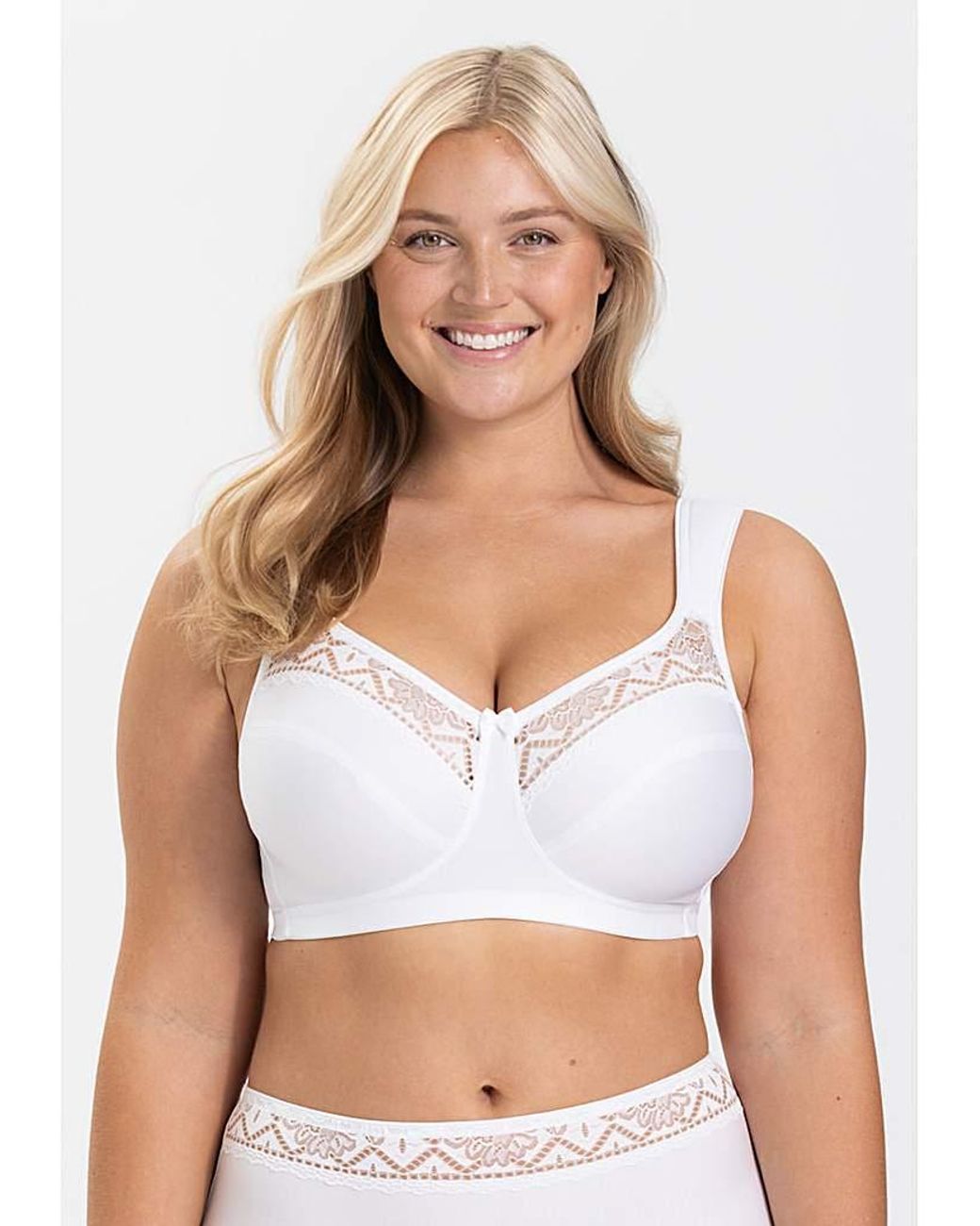 Miss Mary Of Sweden White Miss Mary Breeze Non Wired Bra