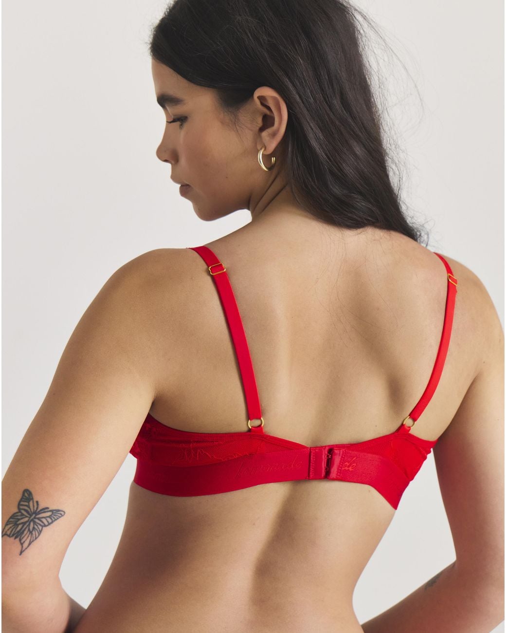 Lemonade Dolls Red Signature Lace Bralette