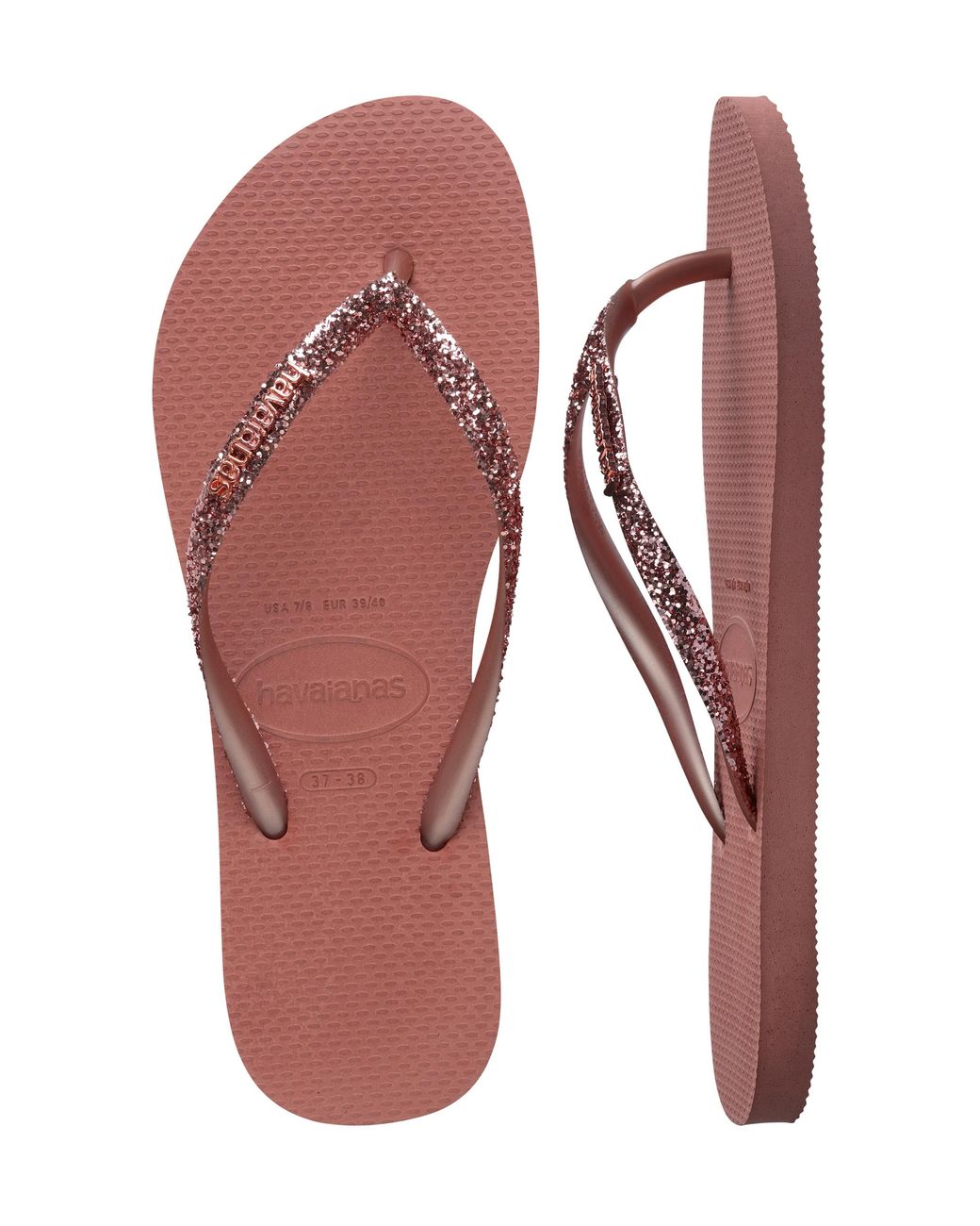 Havaianas Natural Slim Glitter Ii Flip Flop