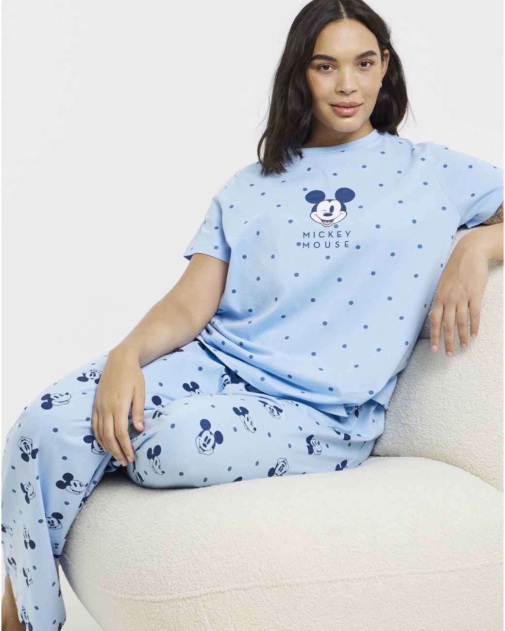 Disney Blue Mickey Mouse License Pyjama Set