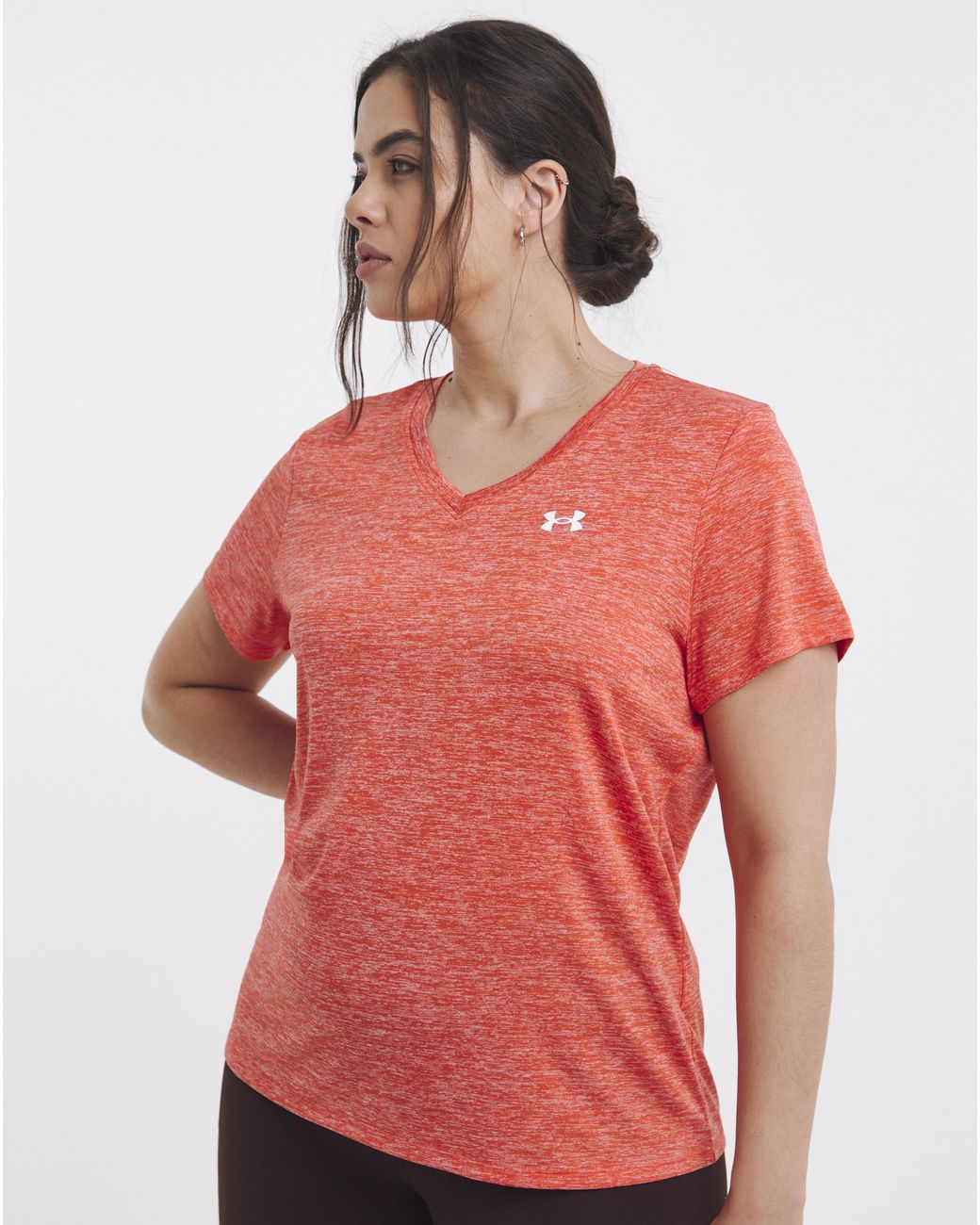 Under Armour Red Tech Ss Twist Top