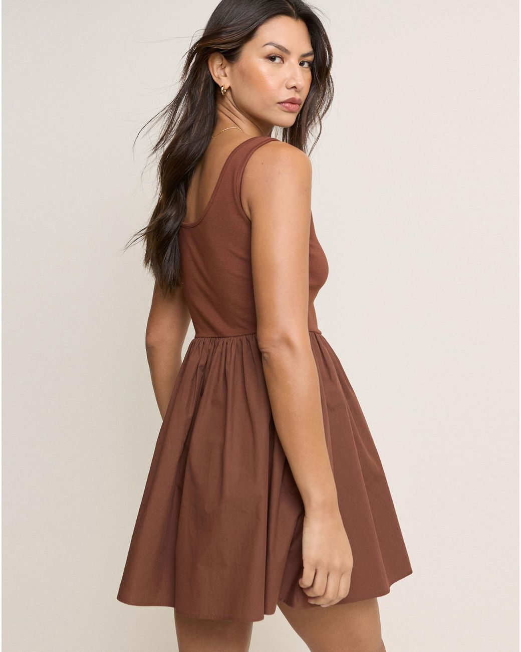 Nobody's Child Brown Colorado Mini Dress