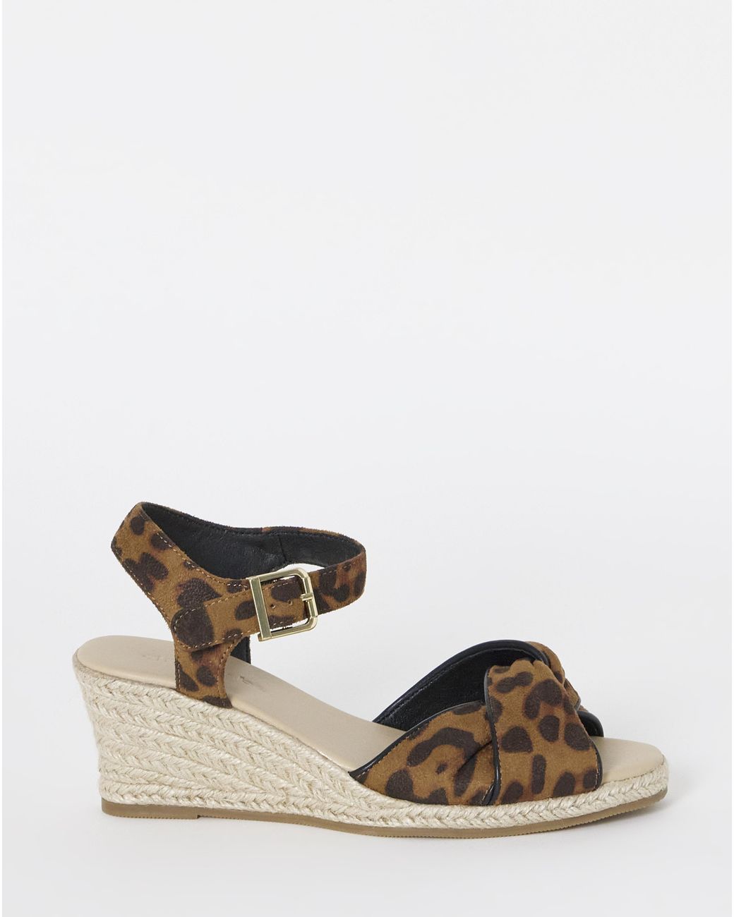 Simply Be Natural Twist Espadrille Sandals Wide