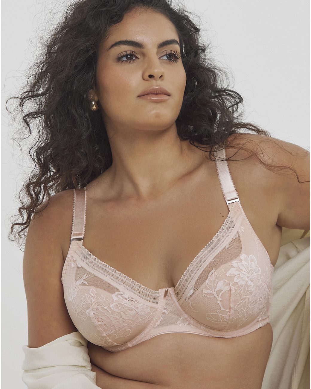 Fantasie Brown Fusion Lace Plunge Bra