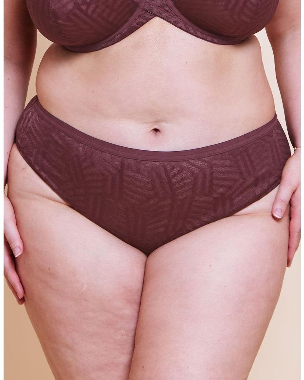 Curvy Kate Purple Wonderfull Vibe Brief